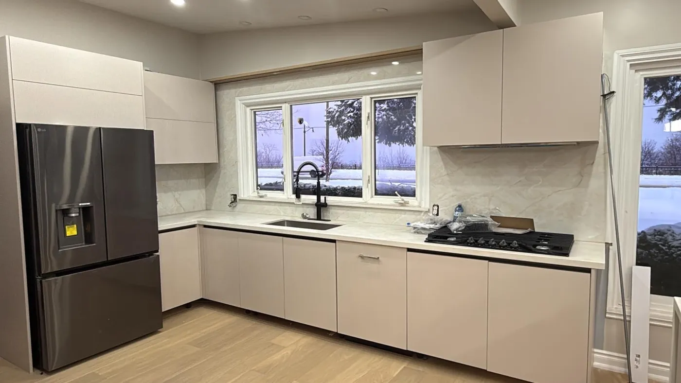 A recent Clear Countertops installation