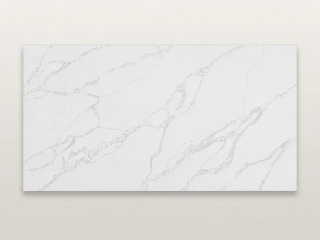 Carrara White quartz surface