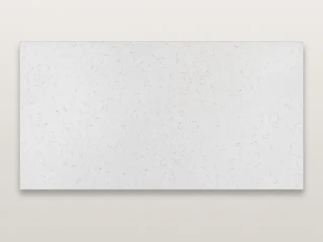 Misty White quartz surface