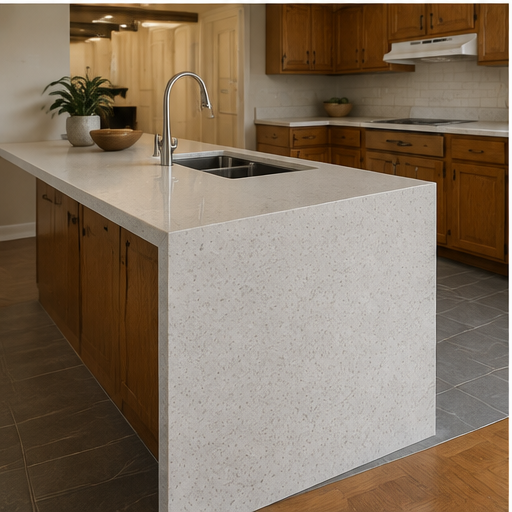White Speckle kitchen reference 4
