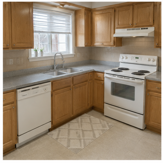 Grey Speckle kitchen reference 3