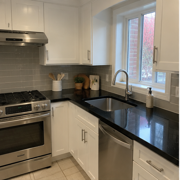 Black Galaxy kitchen reference 1