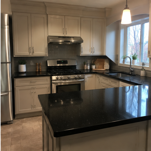 Black Galaxy kitchen reference 2