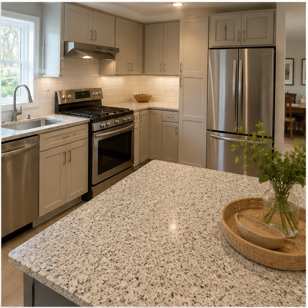 Brown Speckle kitchen reference 2
