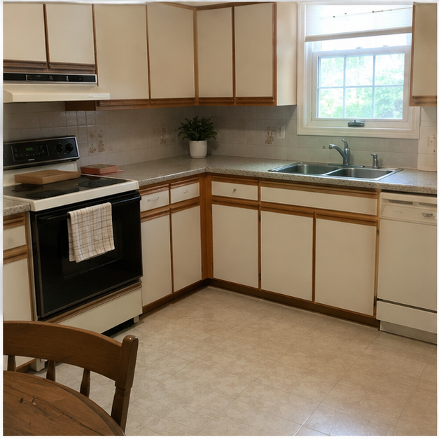 Brown Speckle kitchen reference 3