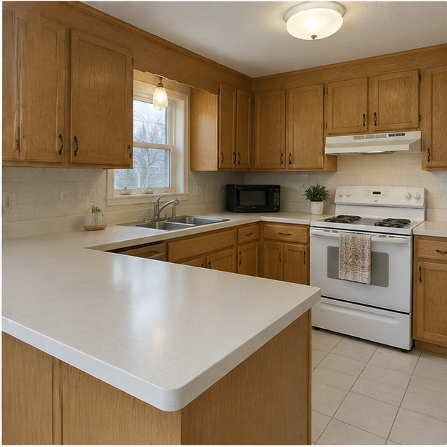 Frost White kitchen reference 4