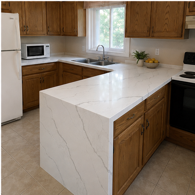 Calacatta Vein kitchen reference 3