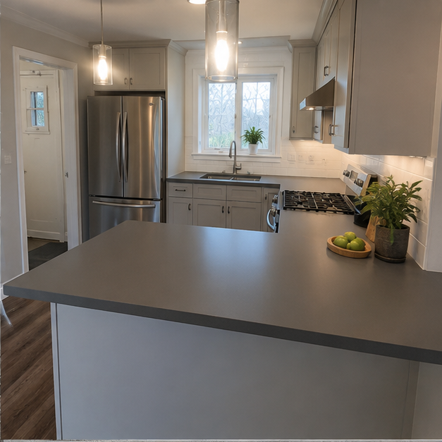 Concrete Grey kitchen reference 2