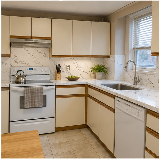 Statuario Bold kitchen reference 2