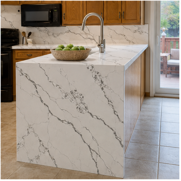 Statuario Bold kitchen reference 3