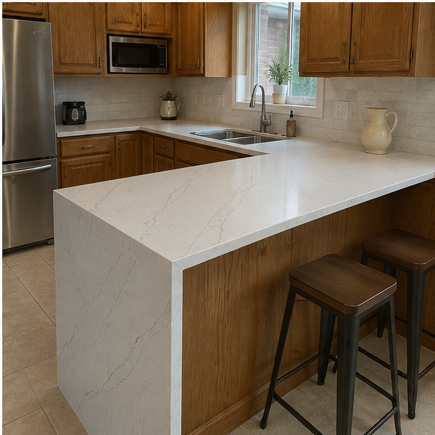 Calacatta Grey kitchen reference 3