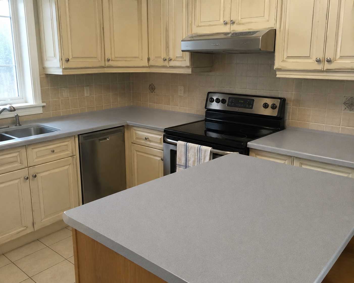 Satin Grey kitchen reference 4