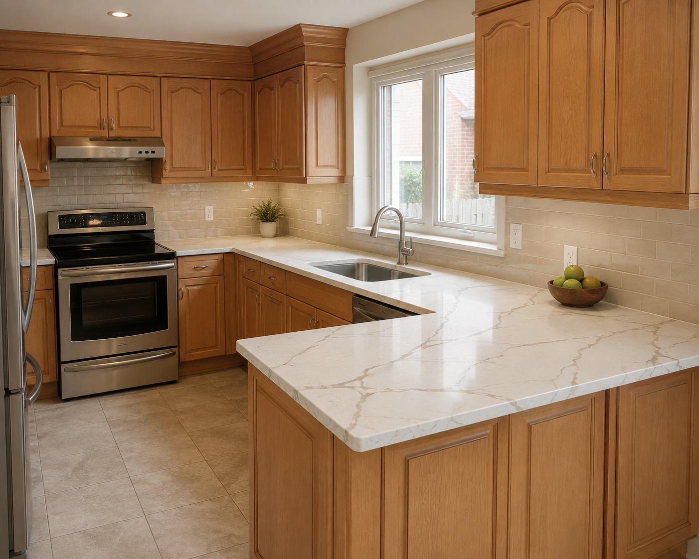 Calacatta Gold kitchen reference 2
