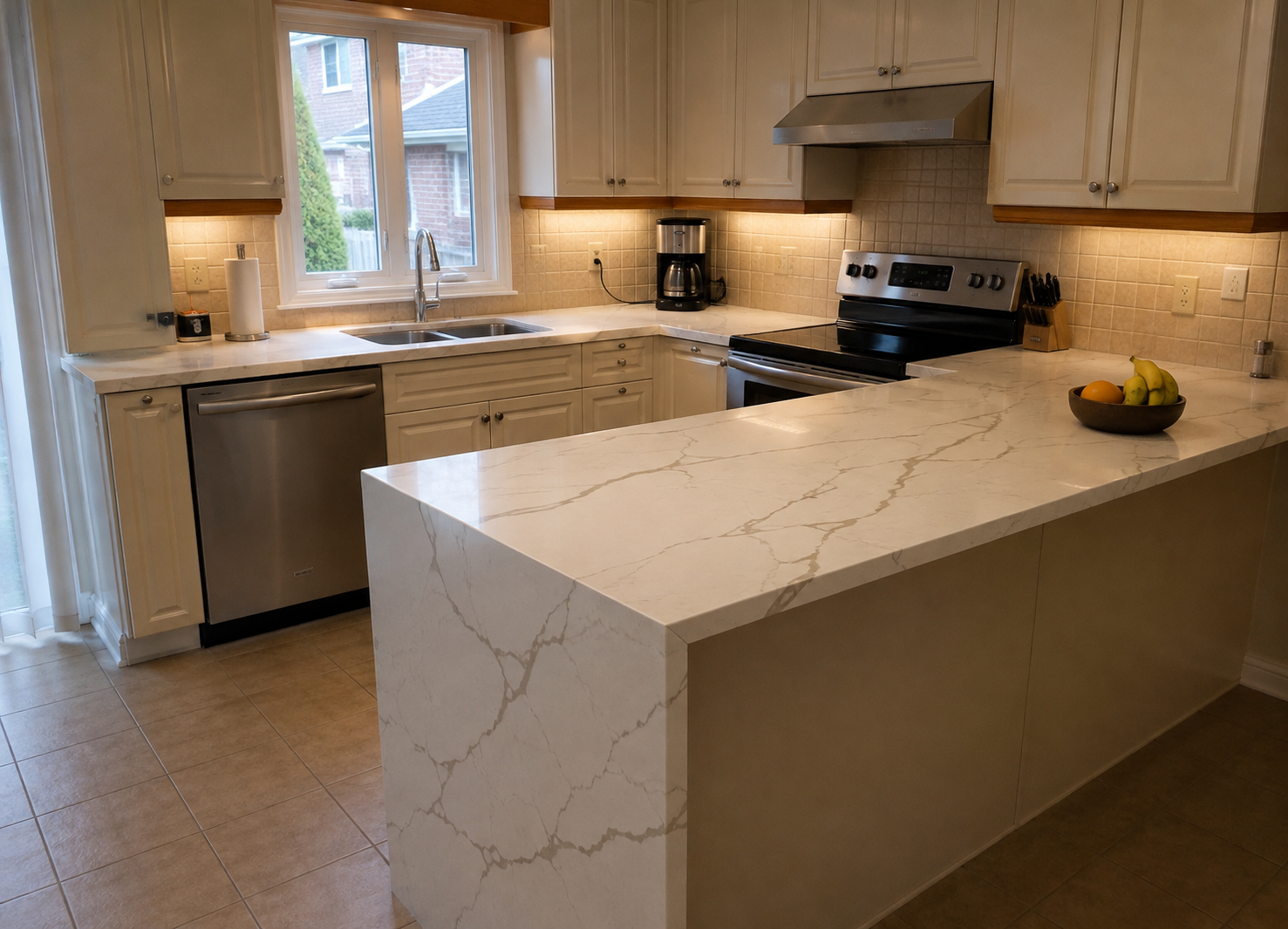 Calacatta Gold kitchen reference 3