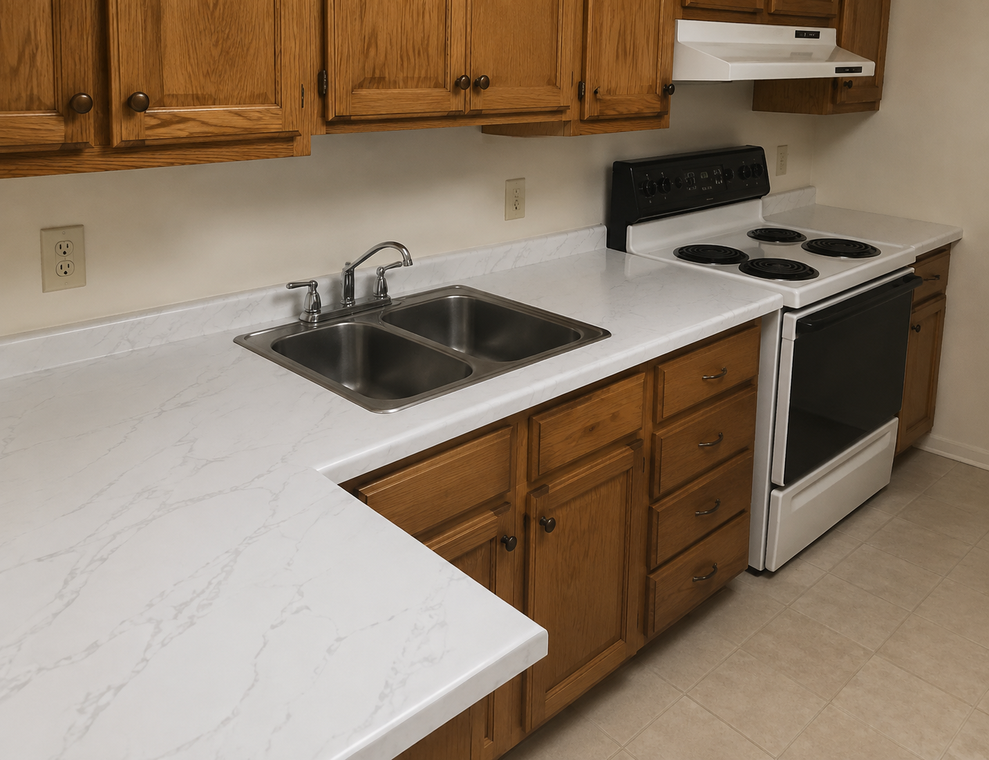 Carrara White kitchen reference 2