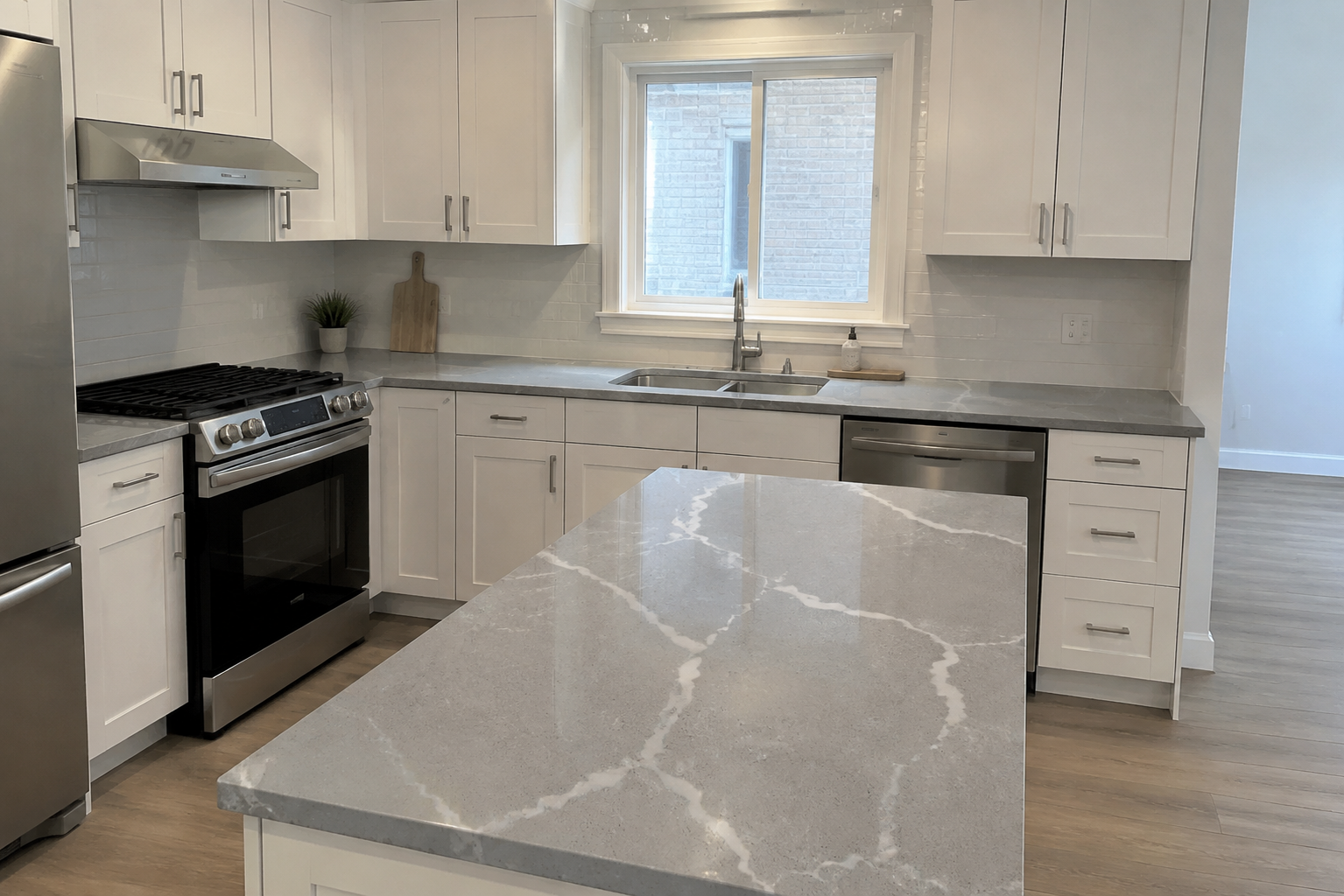 Ash Grey kitchen reference 1