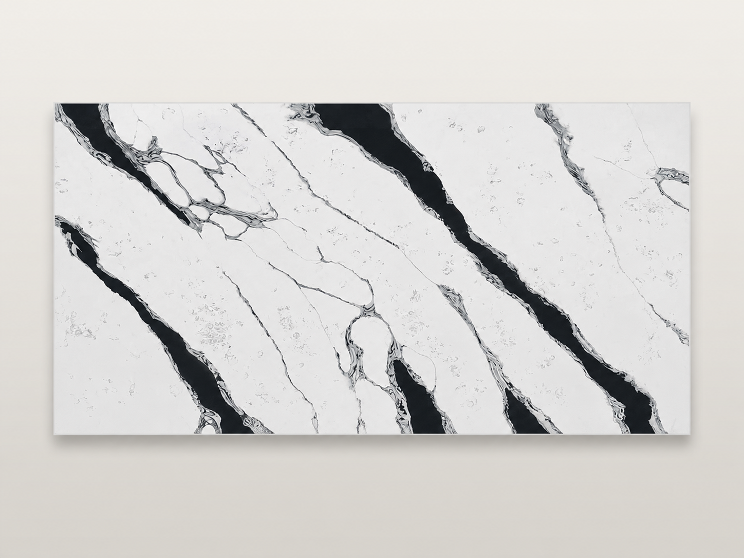 Bold Black Vein quartz product reference