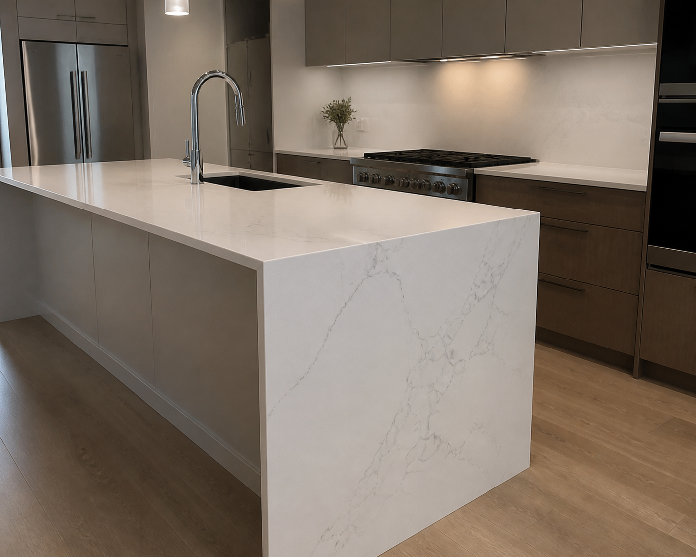 Soft Carrara kitchen reference 3
