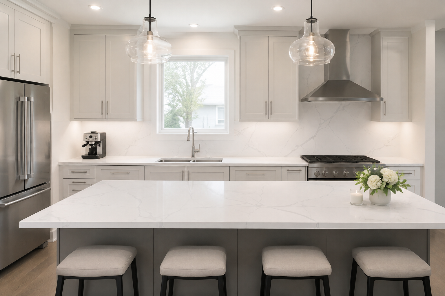 Calacatta Classic kitchen reference 1