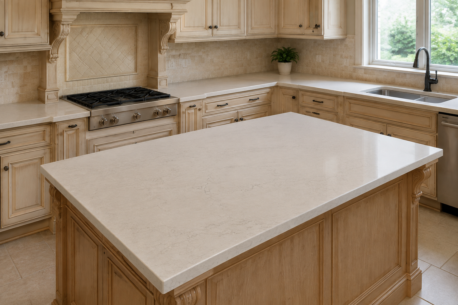 Warm Ivory kitchen reference 4