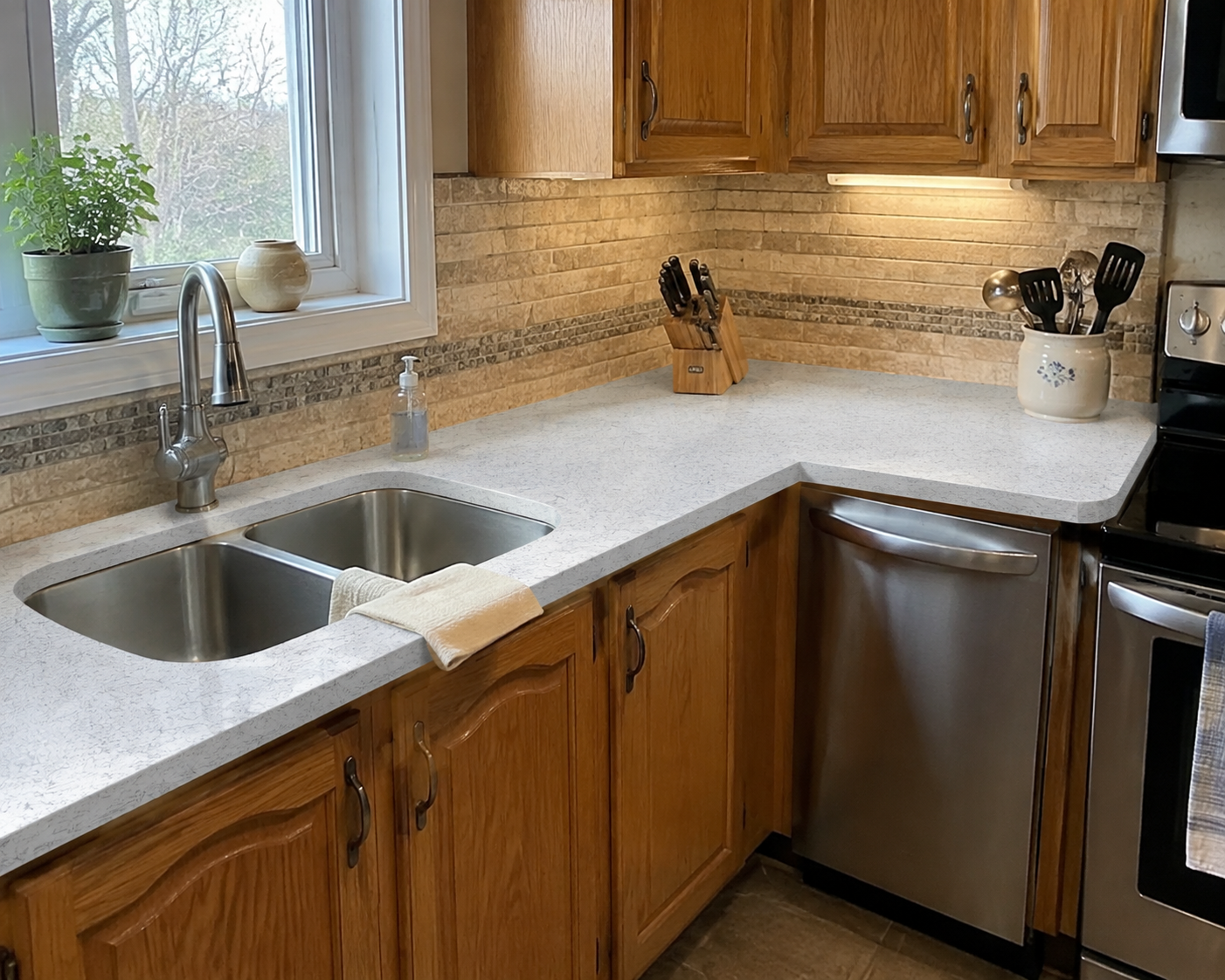 Silver Speckle kitchen reference 1