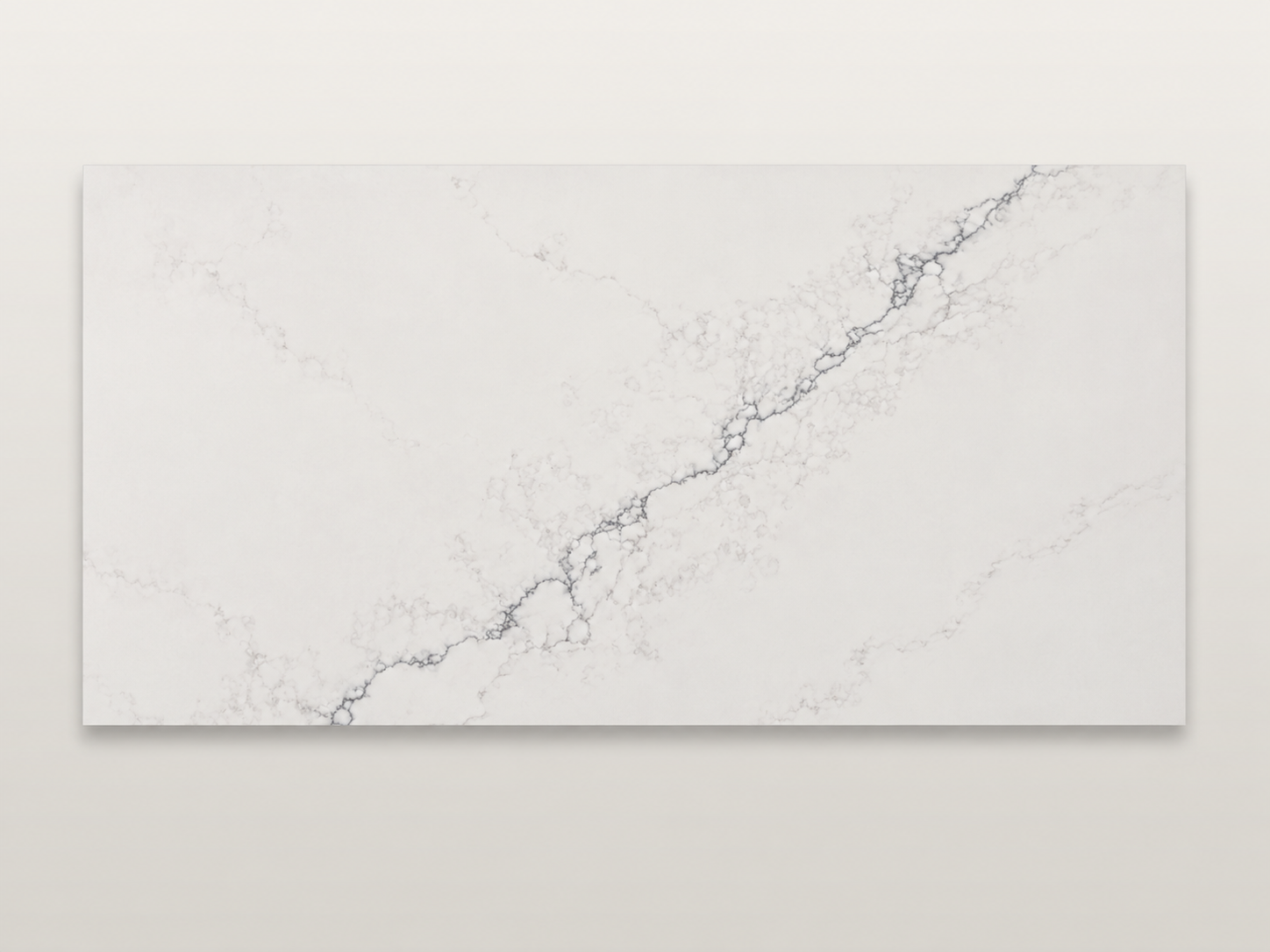 Bold Calacatta quartz material reference