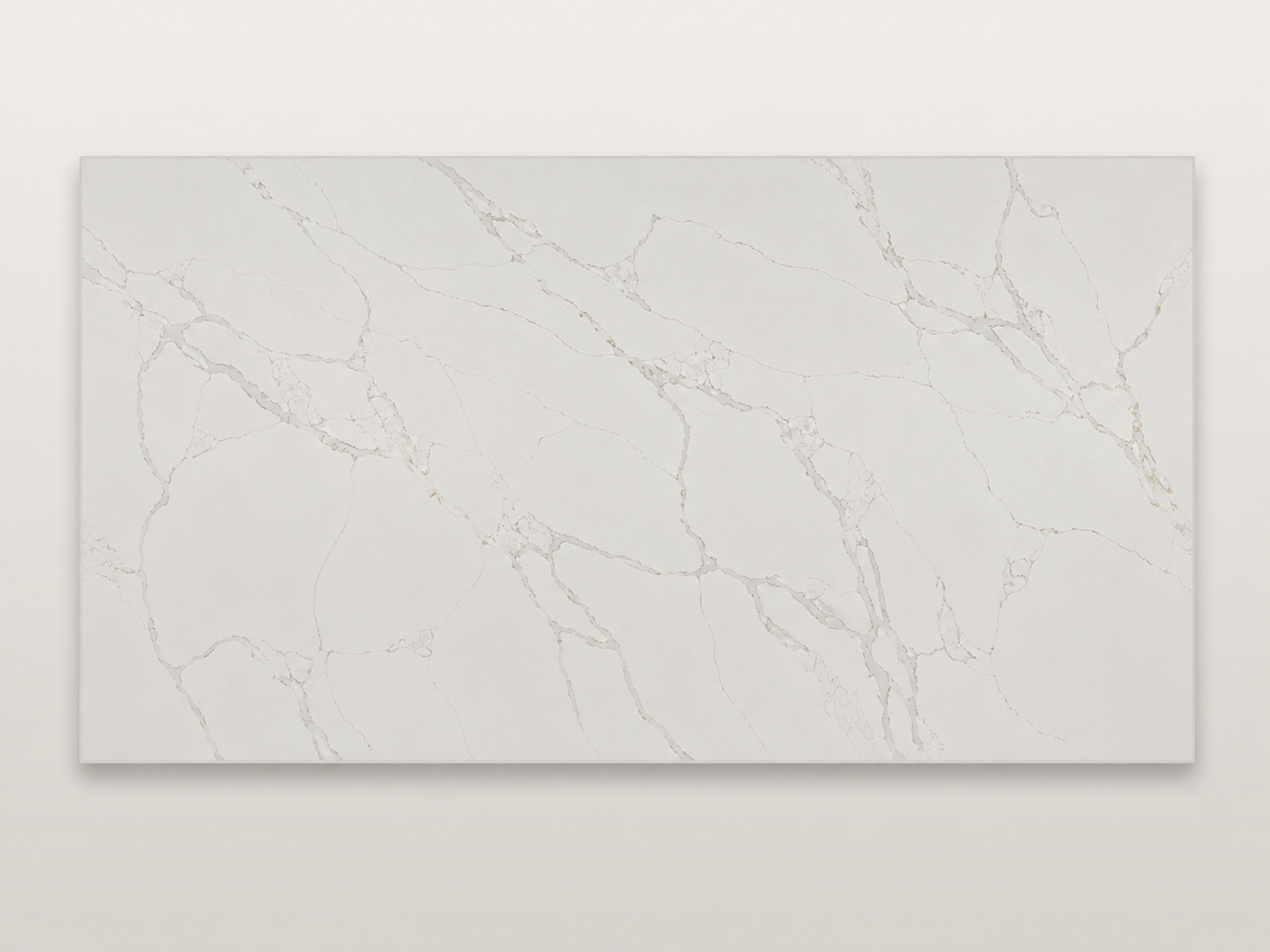 Golden Calacatta quartz material reference